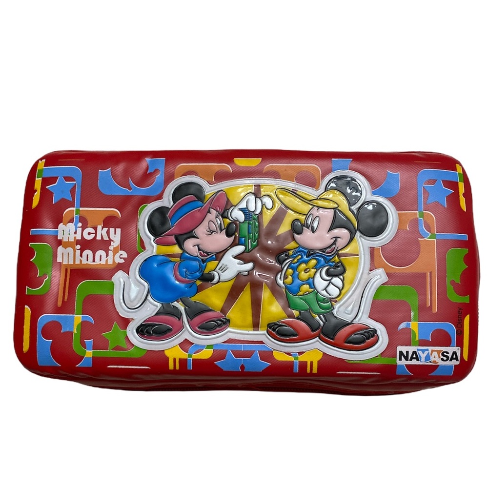Vintage Disney Mickey & Minnie Mouse Pencil Box